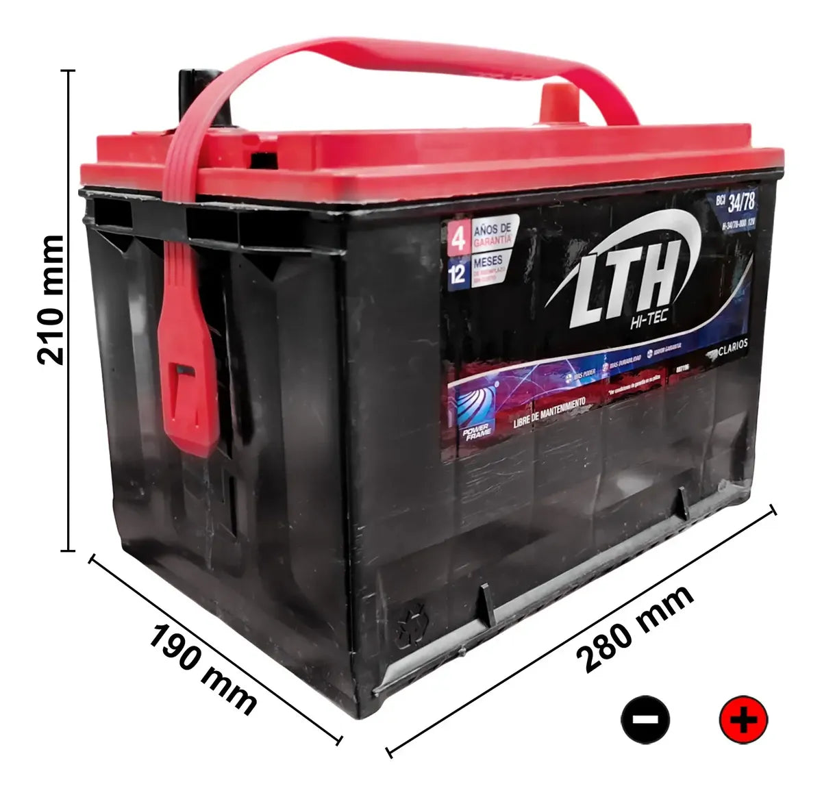 H-34/78-800 BATERIA LTH  HI-TEC