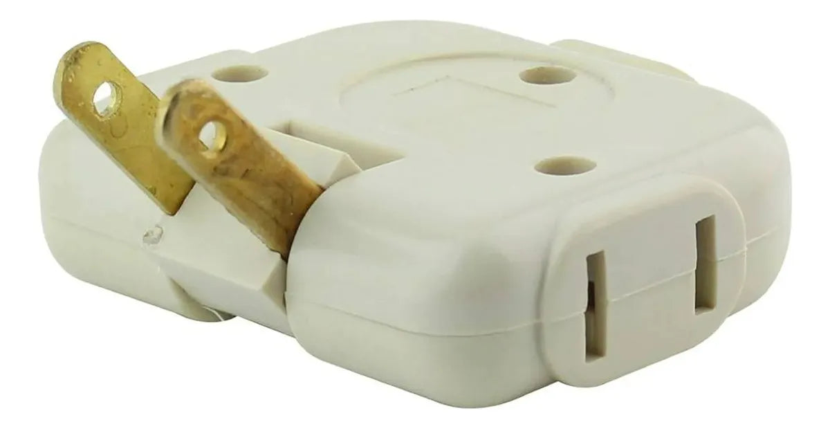 1523 ADAPTADOR DE BISAGRA PLANA 3 CONTACTOS SANELEC