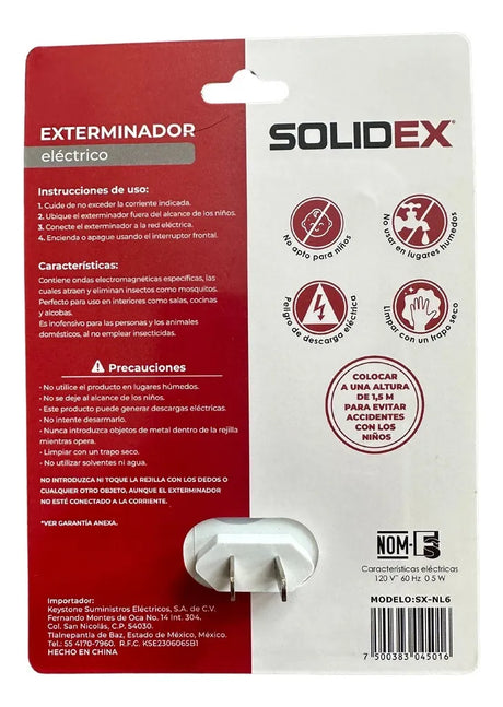 SX-NL6 EXTERMINADOR ELECTRICO SOLIDEX
