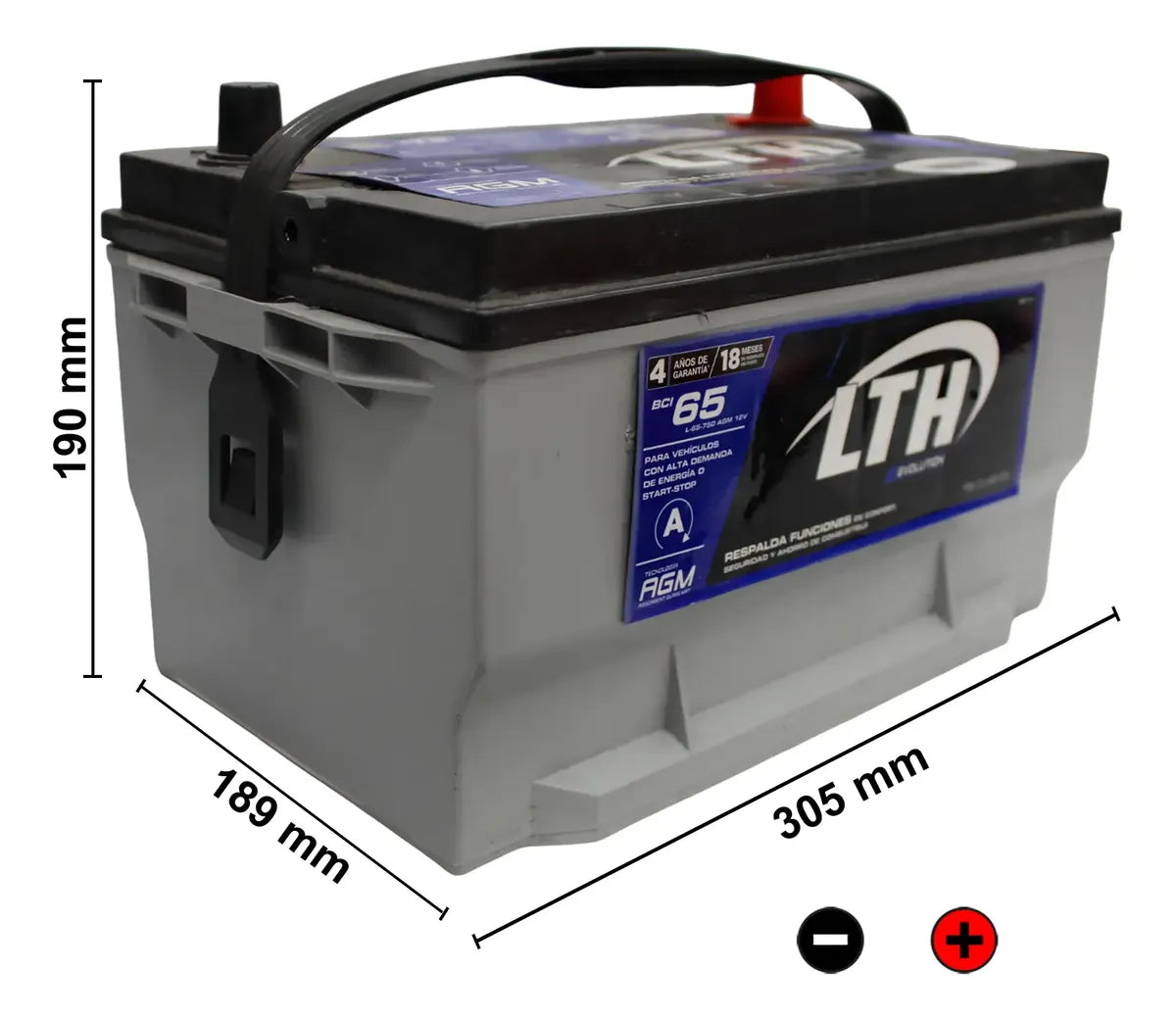 AGM-65-750 BATERIA LTH AGM