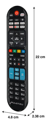 MRC UNI11 CONTROL REMOTO UNIVERSAL MITZU