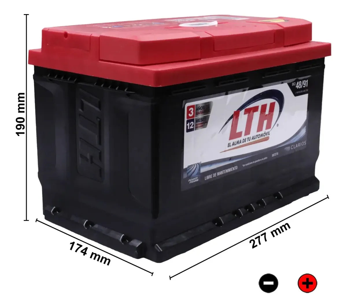 L-48/91-615 BATERIA LTH