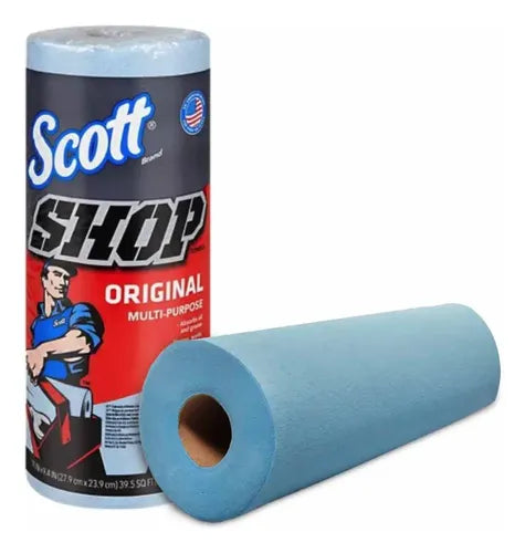 TOALLAS EN ROLLO AZUL SCOTT 50 HOJAS