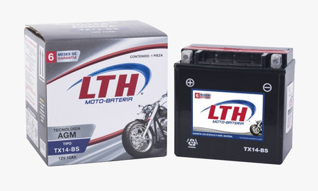 YTX14-BS TX14-BS BATERIA DE GEL PARA MOTO LTH