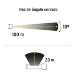 LIRE-200P LINTERNA RECARGABLE CON LAMPARA DE EMERGENCIA 230LM PRETUL