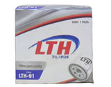 LTH-91  FILTRO ACEITE AUTO CORTO