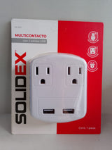 SX-1512 MULTICONTACTO CON 2 SALIDAS USB SOLIDEX