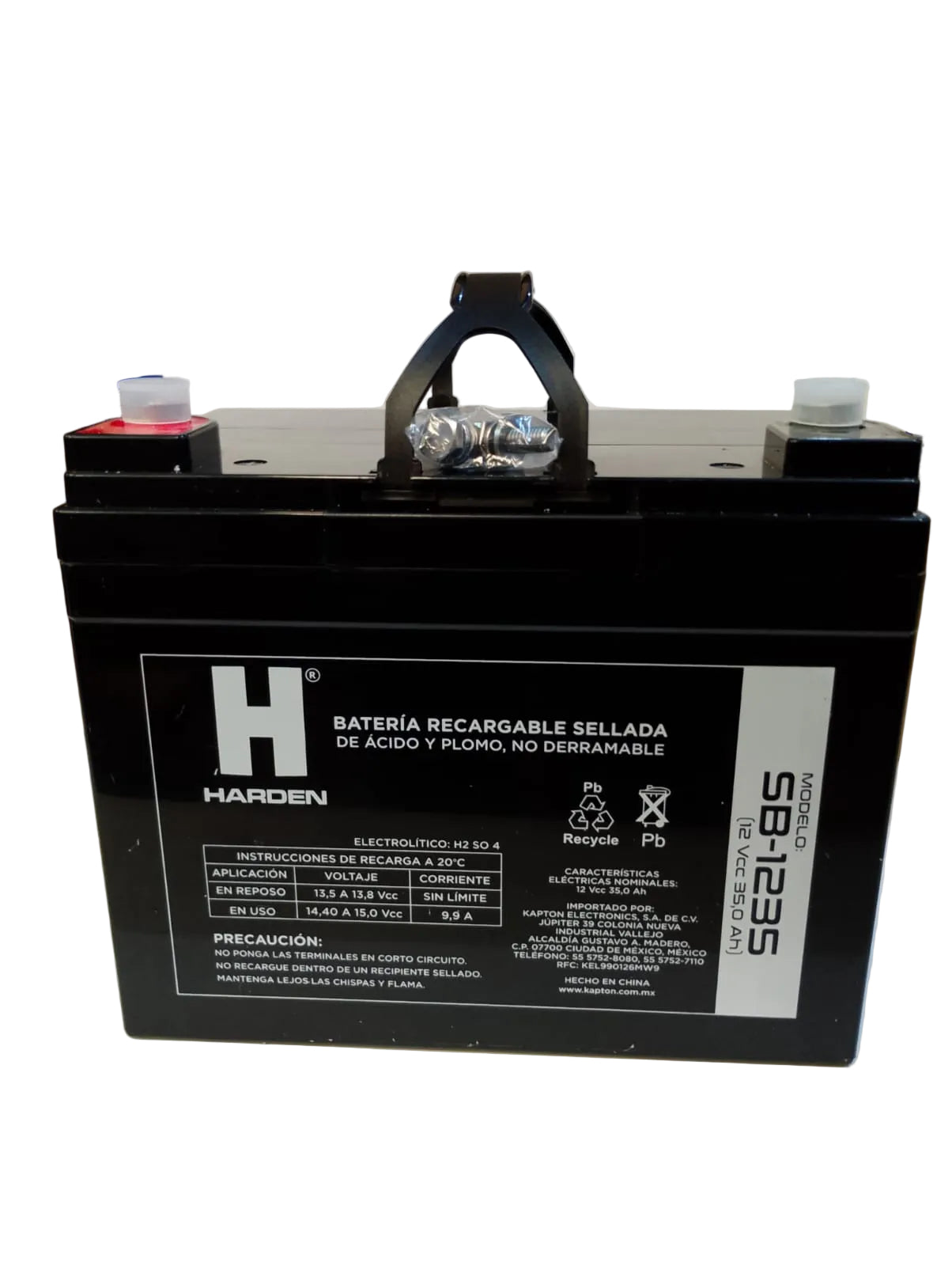 SB-1235 BATERIA SELLADA RECARGABLE 12V35AH HARDEN