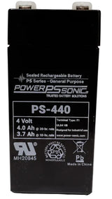 PS-440 F1 BATERIA SELLADA POWERSONIC 4V 4AH