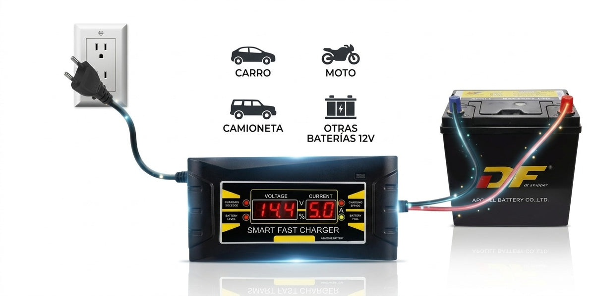 SON-1206D CARGADOR AUTOMATICO PARA BATERIAS 12V 6A PURABATERIA