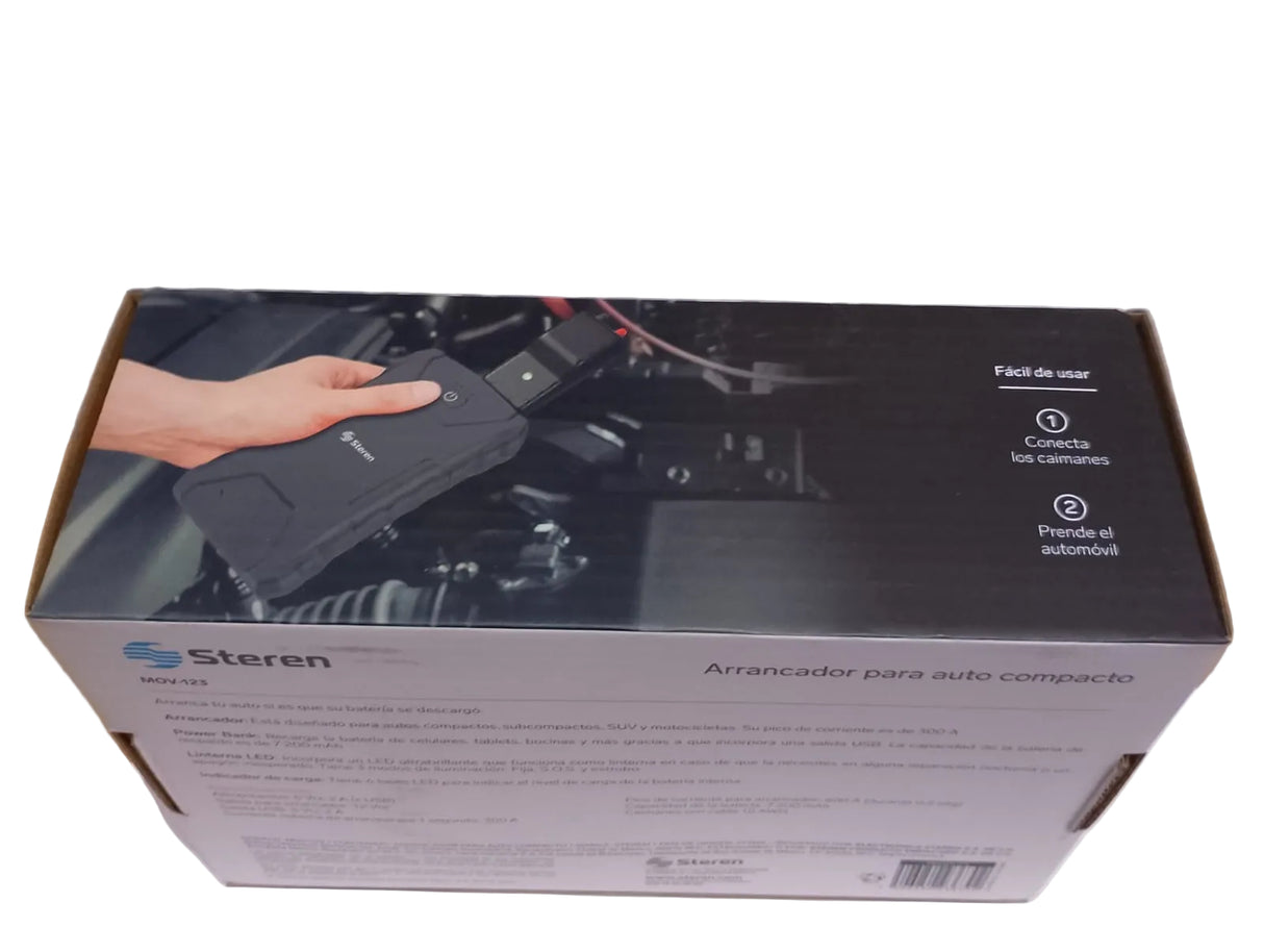 MOV-123 ARRANCADOR PARA AUTO COMPACTO Y BATERIA STEREN