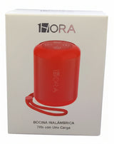 BOC062R BOCINA INALAMBRICA PORTATIL ROJO 1HORA