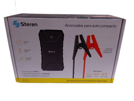 MOV-123 ARRANCADOR PARA AUTO COMPACTO Y BATERIA STEREN