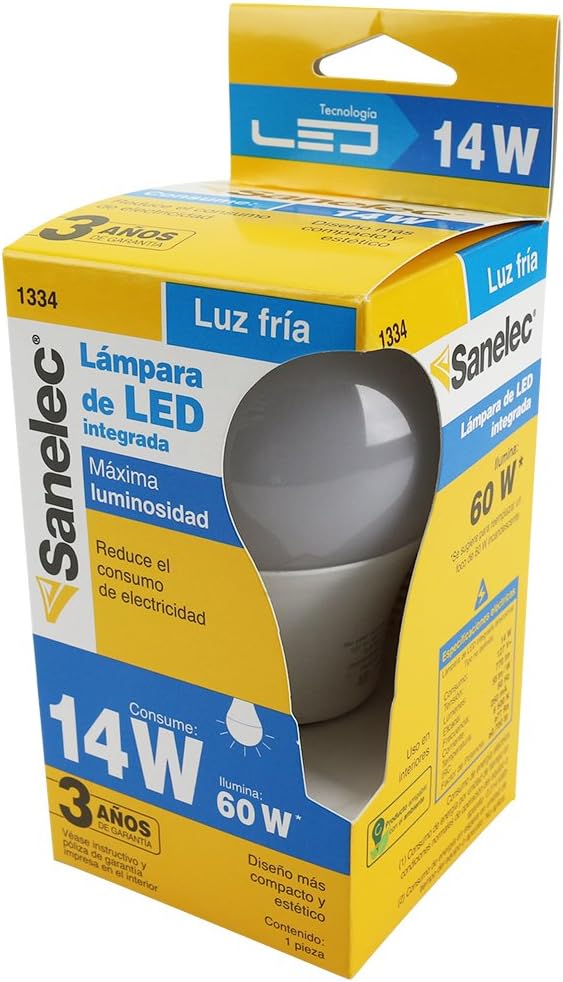 FOCO LED 14W 90-150V 6500K SANELEC