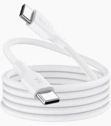 CAB252B CABLE BLANCO TIPO C A TIPO C 3A 1M 1HORA