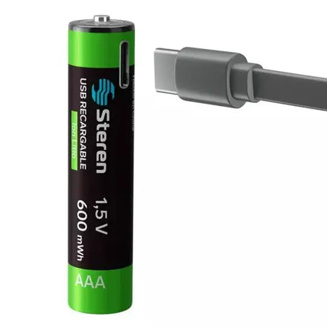 BAT-LI-AAA2 BATERIA RECARGABLE USB C2 STEREN