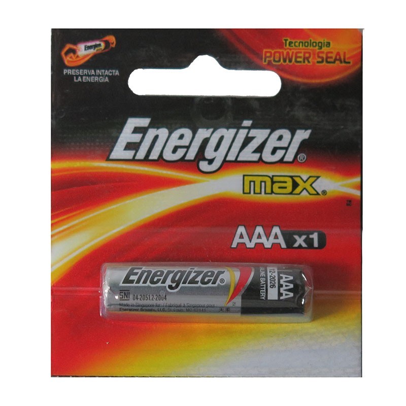 ENAAA1 PILA ALCALINA AAA C1 ENERGIZER 1.5V E92BP1X20