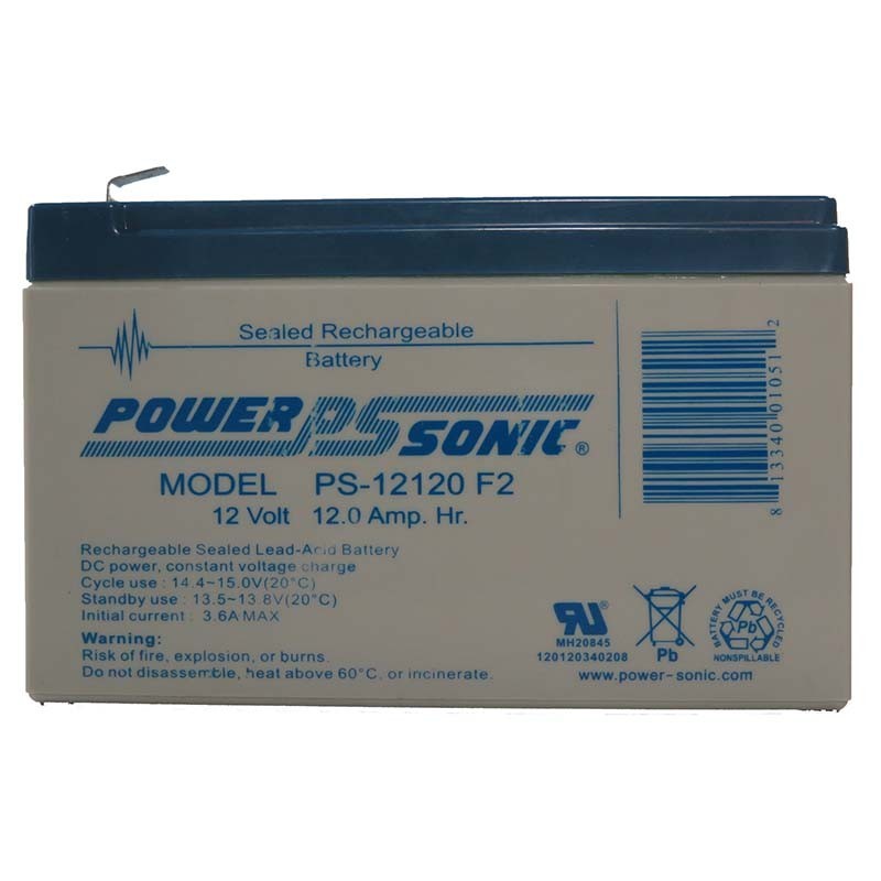 PS-12120 F2 BATERIA SELLADA POWERSONIC 12V12AH