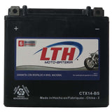 YTX14-BS CTX14-BS BATERIA DE GEL PARA MOTO LTH