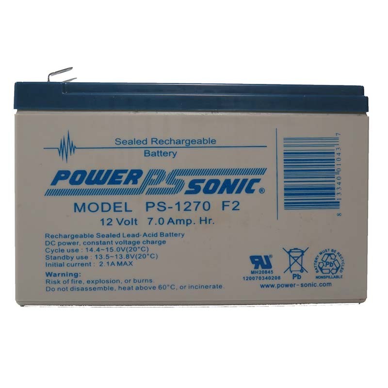 PS-1270 F1/F2 BATERIA SELLADA POWERSONIC 12V7AH