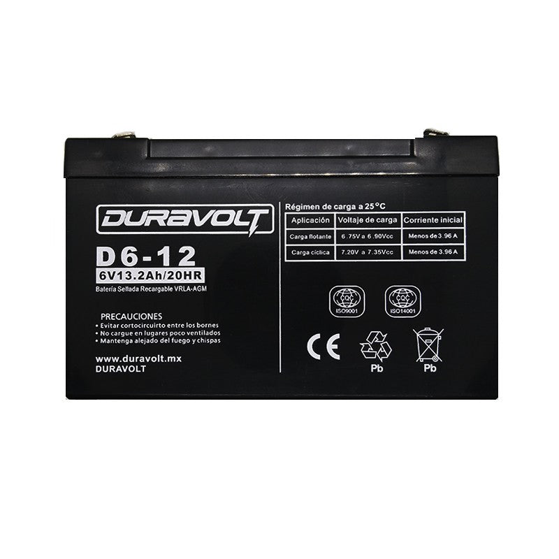 DS6-12 BATERIA SELLADA DURAVOLT 6V12A