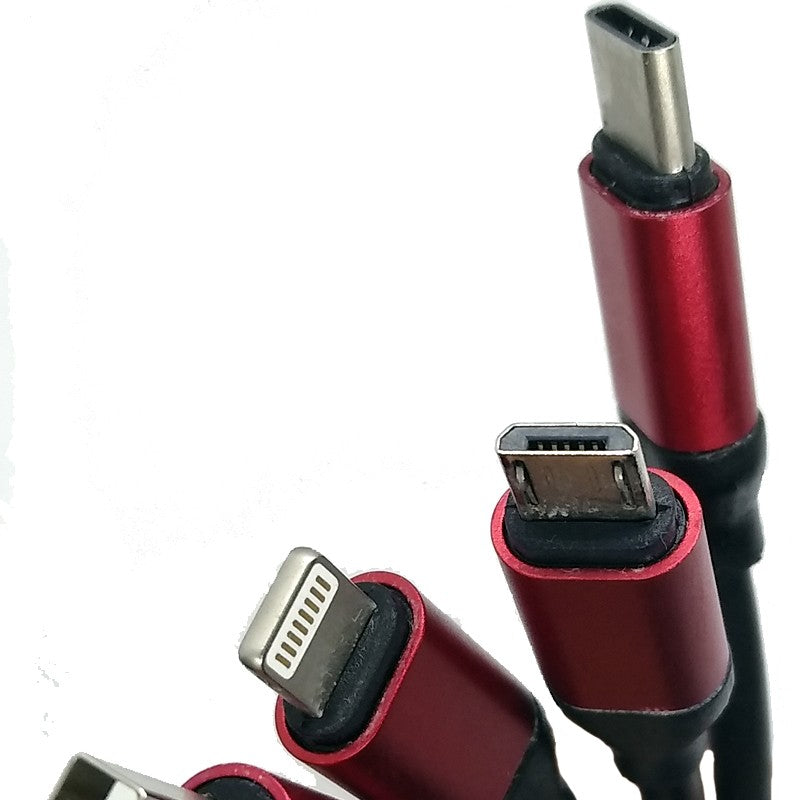 700-117 CABLE USB 3 EN 1 A MICRO USB LIGHTNING Y TIPO C RADOX