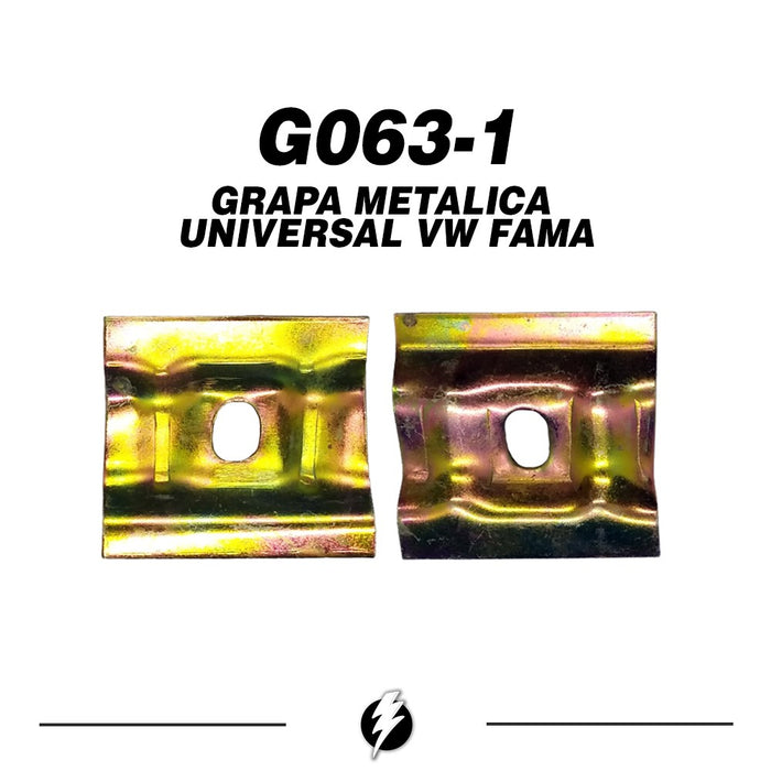 G063-1 GRAPA METALICA UNIVERSAL VW FAMA