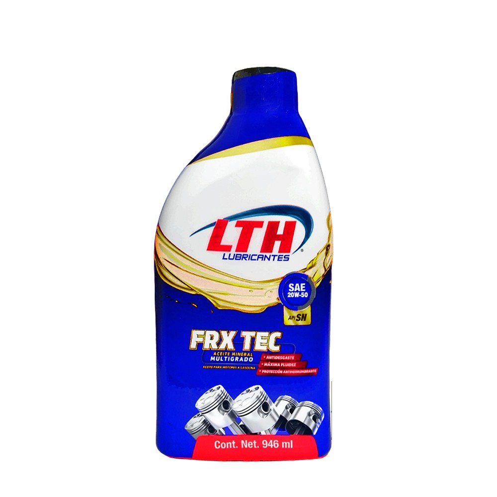 LTH FRX TEC Aceite Multigrado Motor SAE 20W-50 SN - 946ML