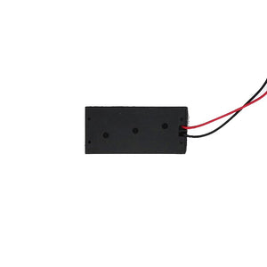 5pcs 2 portapilas AAA con interruptor, caja de la caja de la batería con  tapa Cable de interruptor de encendido/apagado(AAA2) : :  Electrónicos