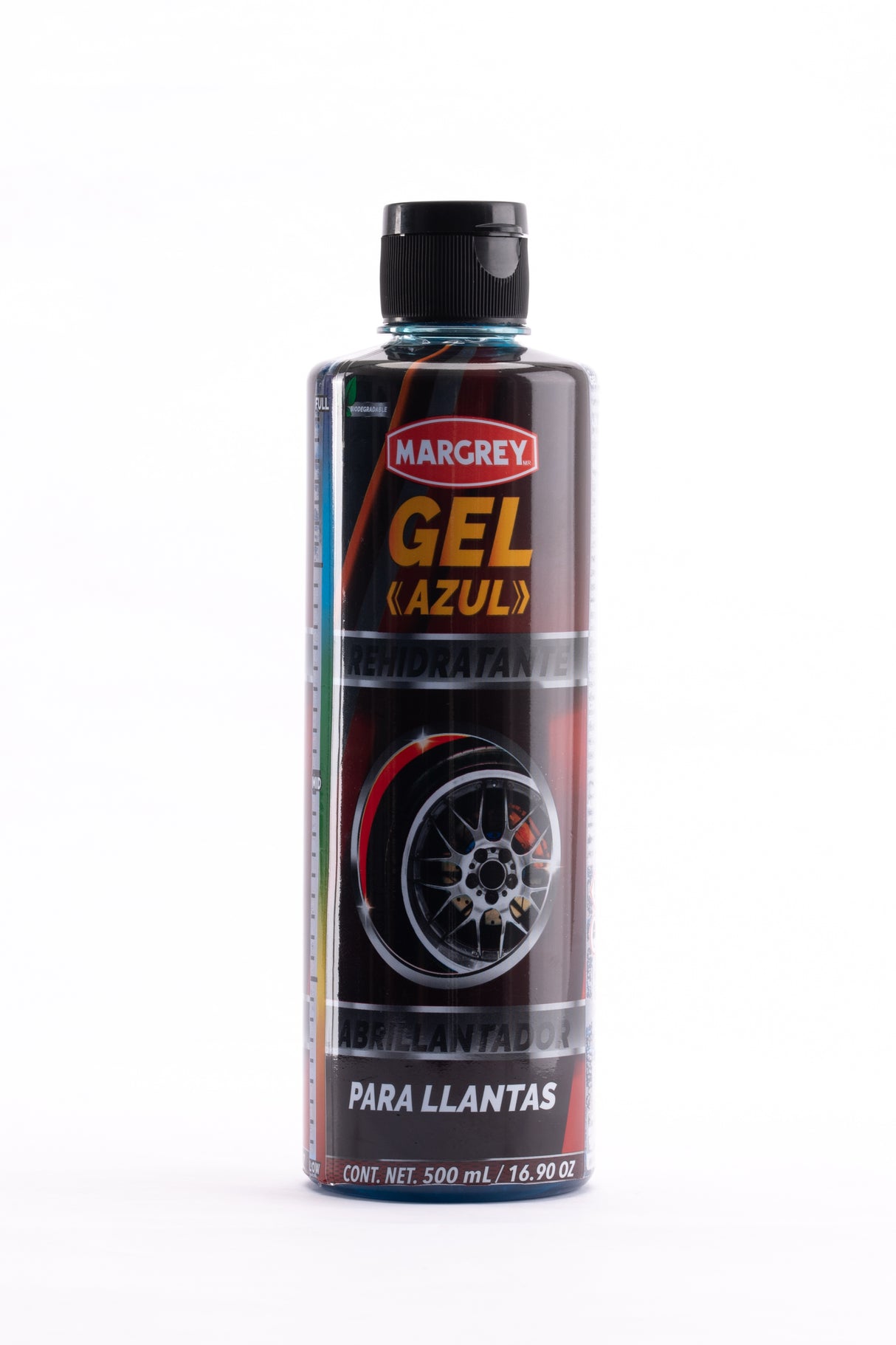 GEL AZUL 500ML ABRILLANTADOR PARA LLANTAS MARGREY