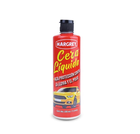 CERA LIQUIDA AUTOMOTIVA CARNAUBA 500ML MARGREY