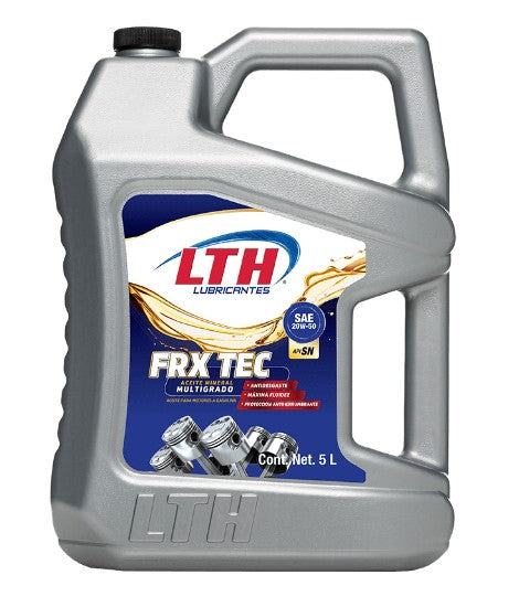 Aceite Multigrado Lth Frx Tec Motor Sae 20w-50 Sn 5 Litros