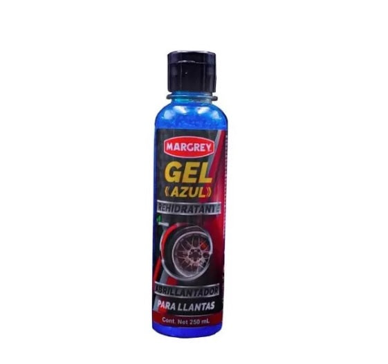 GEL AZUL 250ML ABRILLANTADOR LLANTAS MARGREY