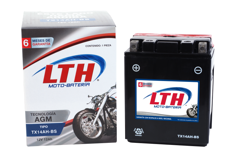 YTX14AHL-BS TX14AHL-BS BATERIA DE GEL PARA MOTO LTH