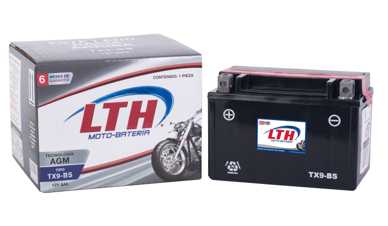 YTX9-BS TX9-BS BATERIA DE GEL PARA MOTO LTH