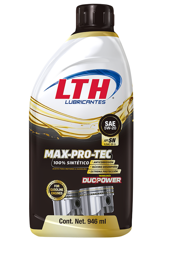 LTH MAX PRO TEC Aceite Sintético Motor SAE 5W-20 API SN GF-5 - 946ML