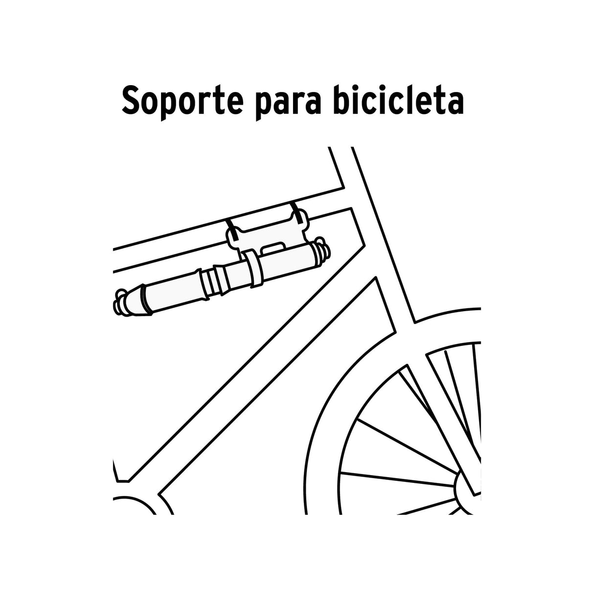 BOM-MI-X MINI BOMBA MANUAL PARA BICICLETA ABATIBLE 75 PSI