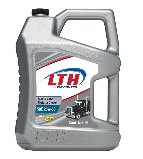 LTH Aceite Motor Diesel SAE 25W-50 API CF - 5L