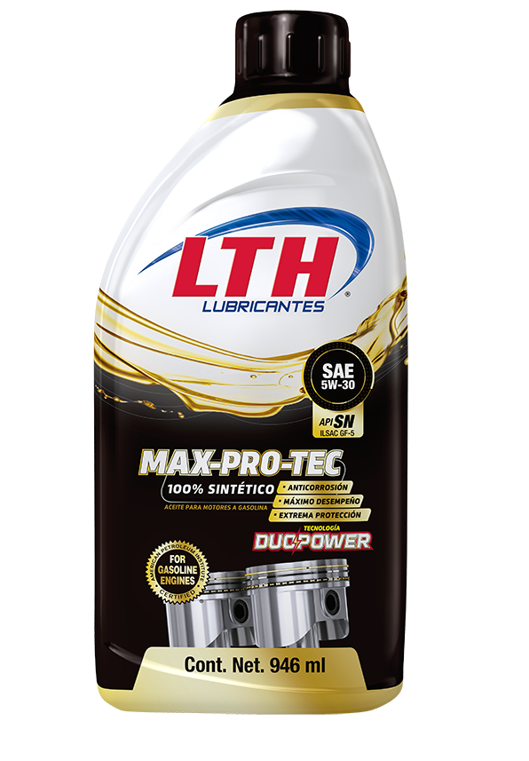 LTH MAX PRO TEC Aceite Sintético Motor SAE 5W-30 API SN GF-5 - 946 ML